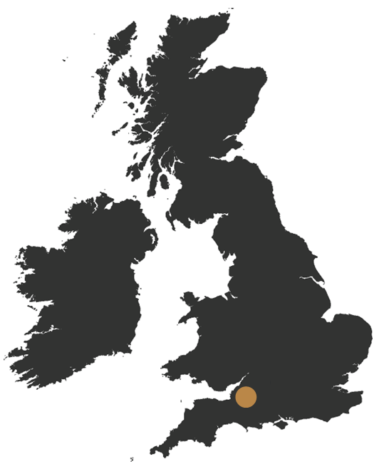 map of the uk with bristol marked